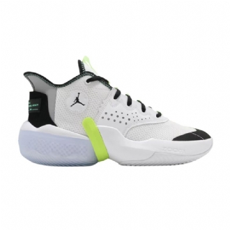Air Jordan React Elevation Hvit Svart Grønn Herresko