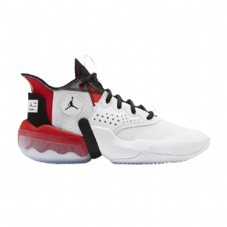 Air Jordan React Elevation Pf Hvit Rød Svart Herresko