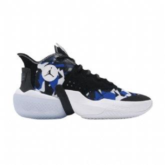 Air Jordan React Elevation Svart Blå Hvit Herresko