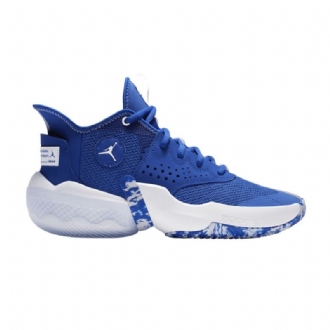 Air Jordan React Elevation Tb Blå Hvit Herresko