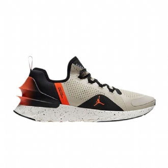 Air Jordan React Havoc Beige Svart Oransje Herresko
