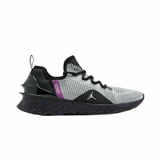Air Jordan React Havoc Svart Grå Lilla Herresko