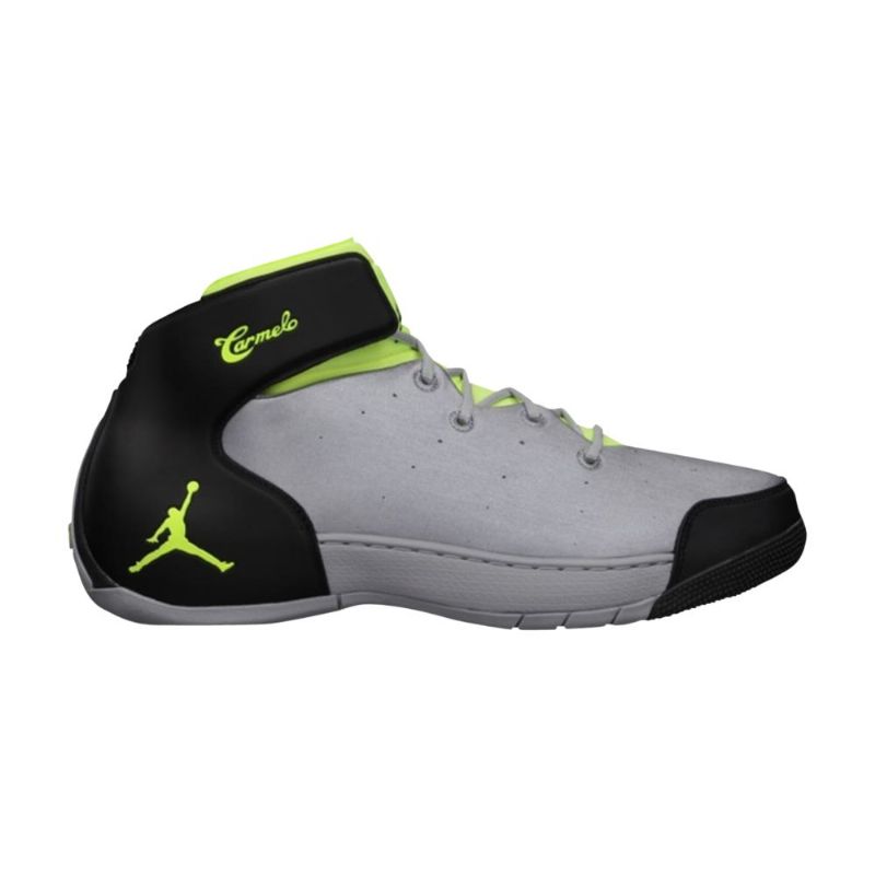 Air Jordan Melo 1.5 Grå Svart Grønne Herresko