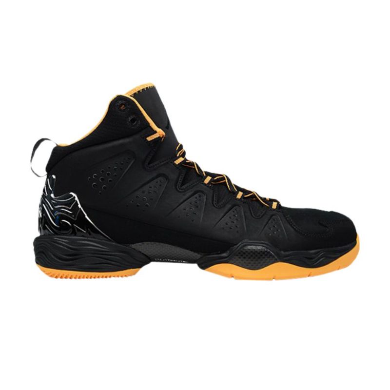 Air Jordan Melo M10 Mid Svart Oransje Herresko