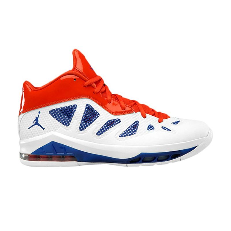 Air Jordan Melo M8 Advance Hvit Blå Oransje Herresko