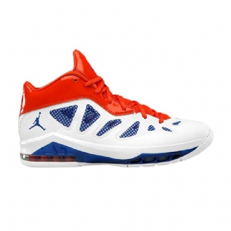 Air Jordan Melo M8 Advance Hvit Blå Oransje Herresko