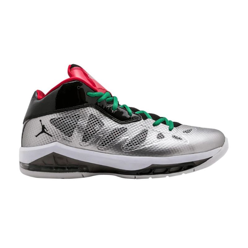 Air Jordan Melo M8 Advance Sølv Svart Rød Grønn Herresko