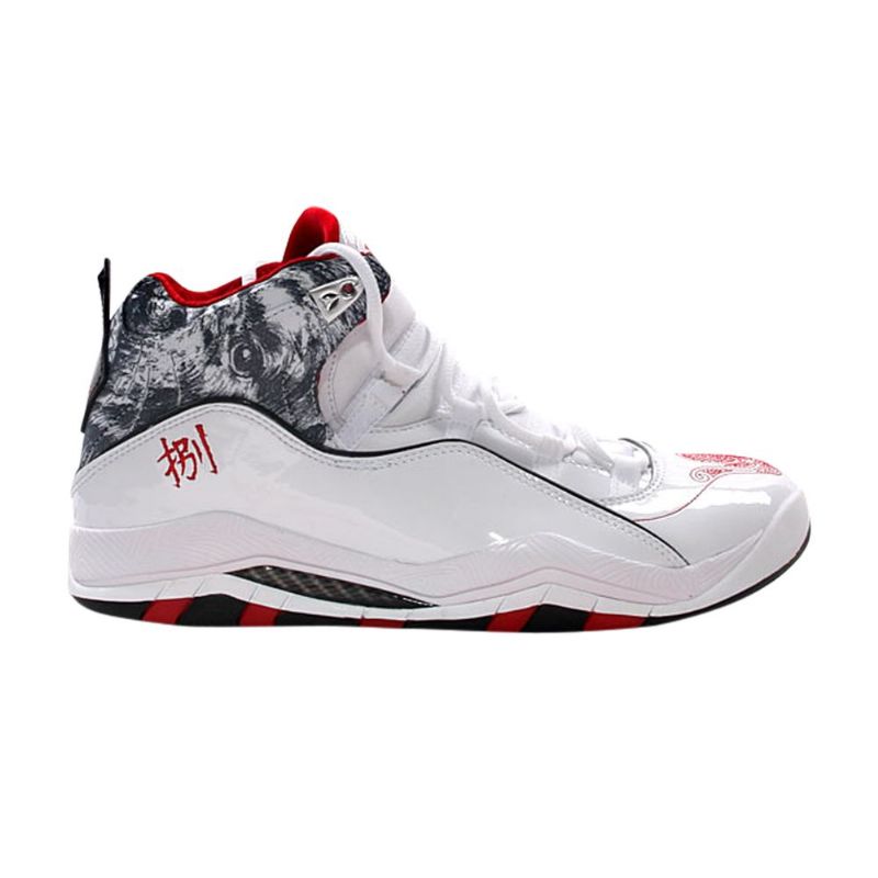 Air Jordan Melo Supreme Olympia Hvit Marinerød Herresko