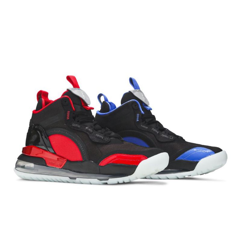 Air Jordan Aerospace Paris Saint-germain 720 Svart Rød Blå Herresko