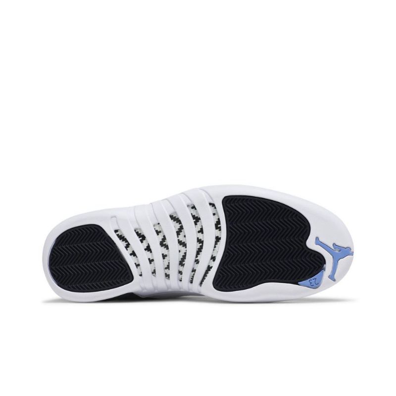 Air Jordan 12 Retro Blå Hvit Herresko