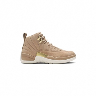 Air Jordan 12 Retro Hvit Brun Gull Damesko
