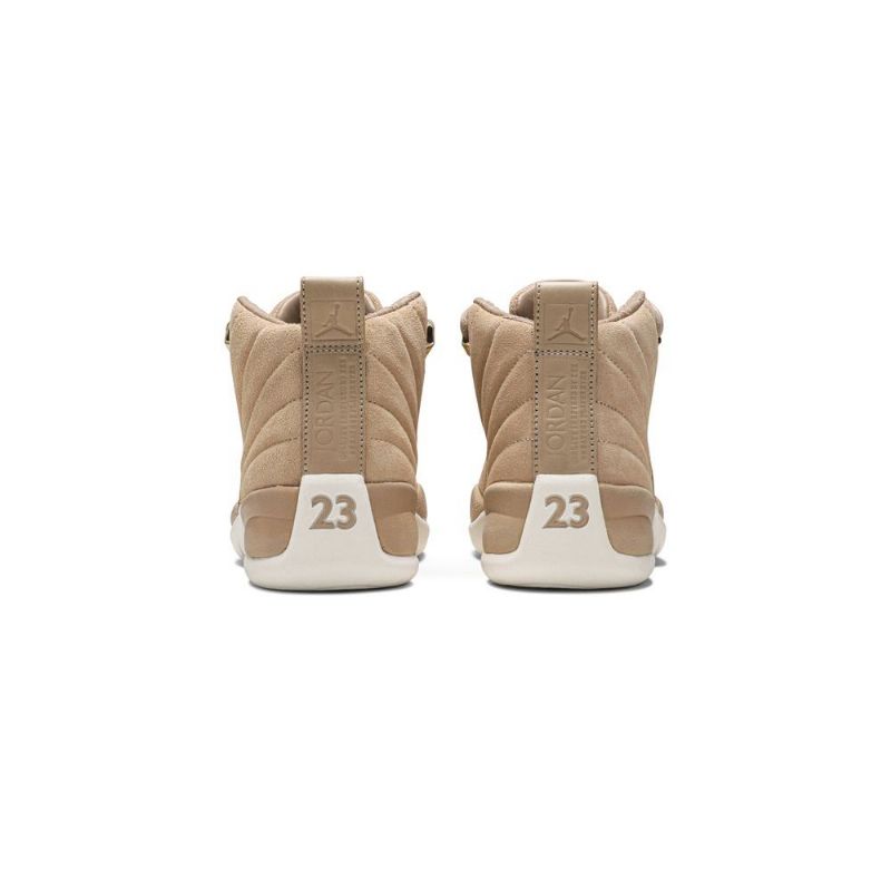Air Jordan 12 Retro Hvit Brun Gull Damesko