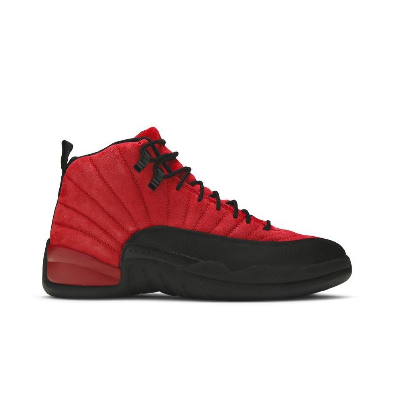 Air Jordan 12 Retro Røde Svarte Herresko