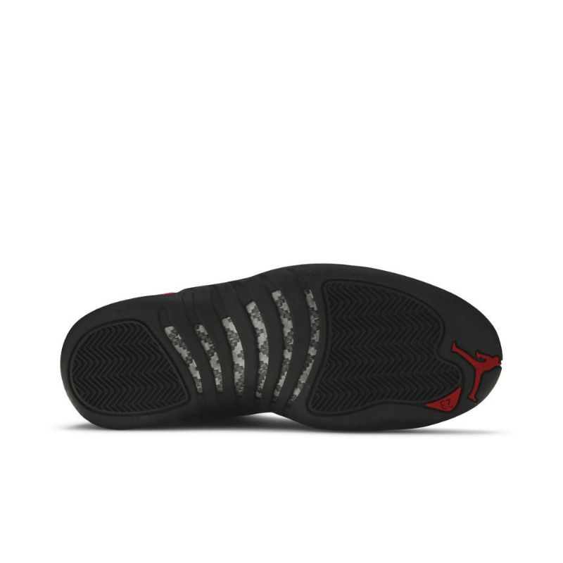 Air Jordan 12 Retro Røde Svarte Herresko