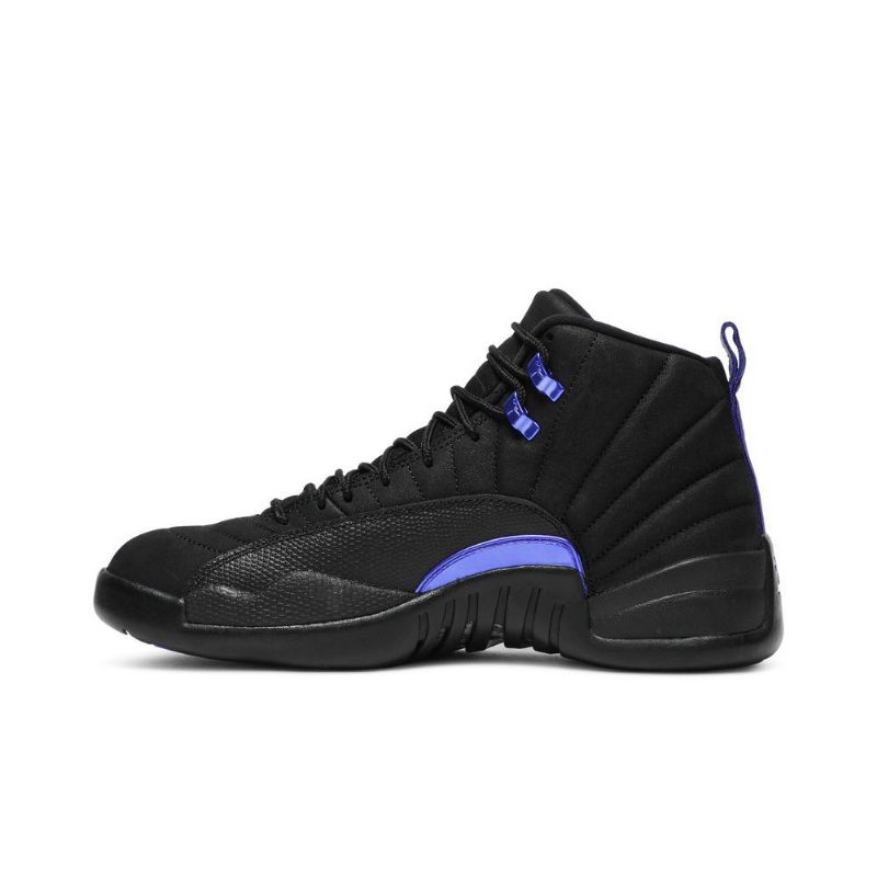 Air Jordan 12 Retro Svart Blå Herresko
