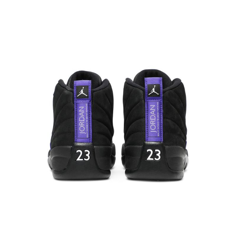 Air Jordan 12 Retro Svart Blå Herresko