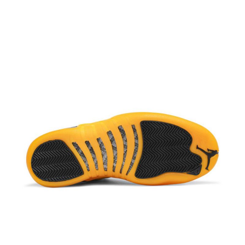 Air Jordan 12 Retro Svart Gull Herresko