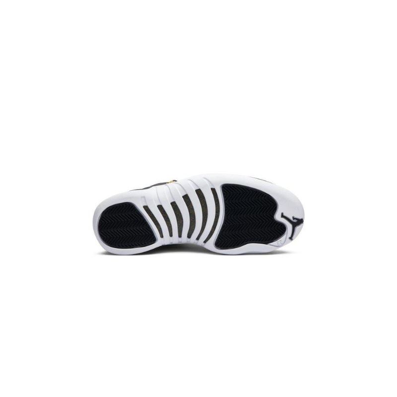 Air Jordan 12 Retro Svart Gull Hvit Damesko