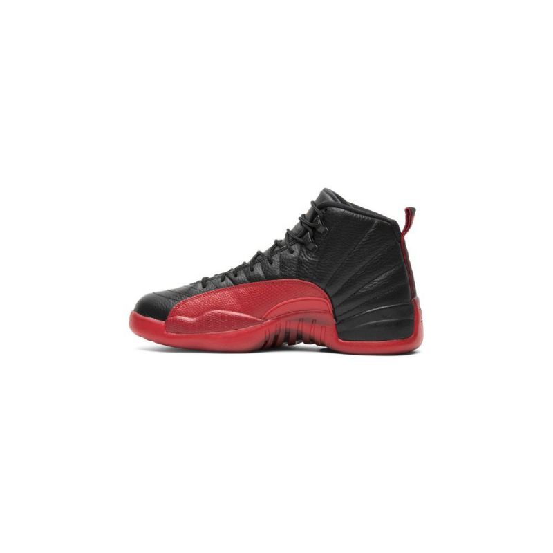 Air Jordan 12 Retro Svart Rød Herresko