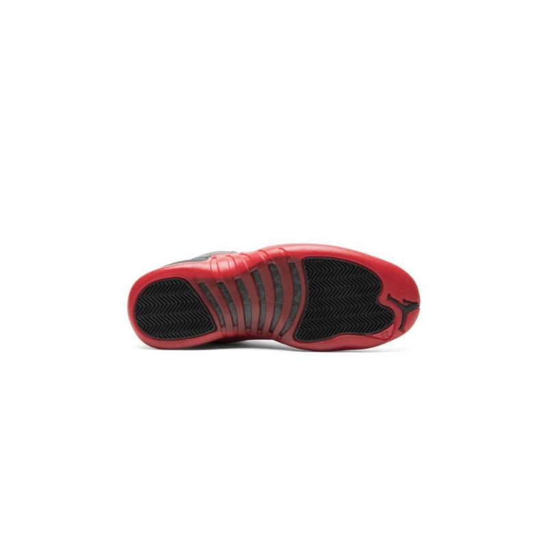 Air Jordan 12 Retro Svart Rød Herresko