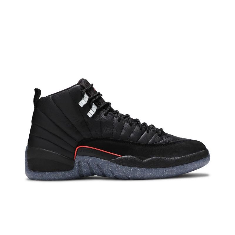 Air Jordan 12 Utility Svart Rød Hvit Herresko