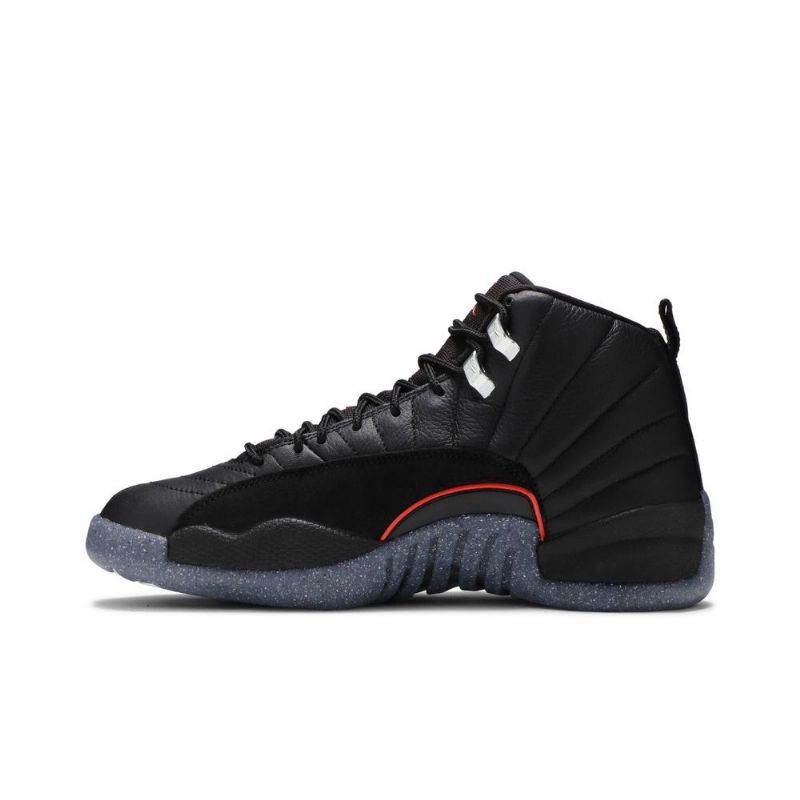 Air Jordan 12 Utility Svart Rød Hvit Herresko