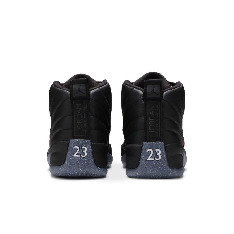 Air Jordan 12 Utility Svart Rød Hvit Herresko