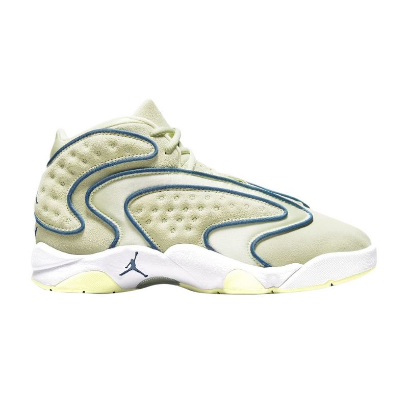 Air Jordan Og Grønn Hvit Blå Damesko
