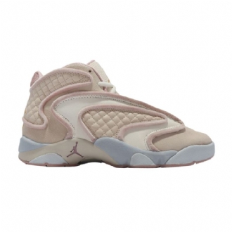 Air Jordan Og Hvit Beige Rosa Damesko