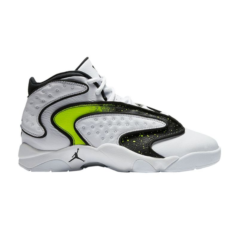Air Jordan Og Hvit Grønne Svarte Damesko