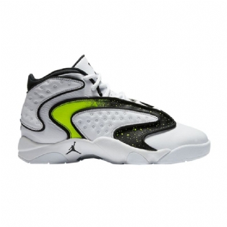 Air Jordan Og Hvit Grønne Svarte Damesko