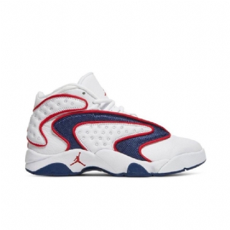 Air Jordan Og Hvit Rød Marineblå Damesko