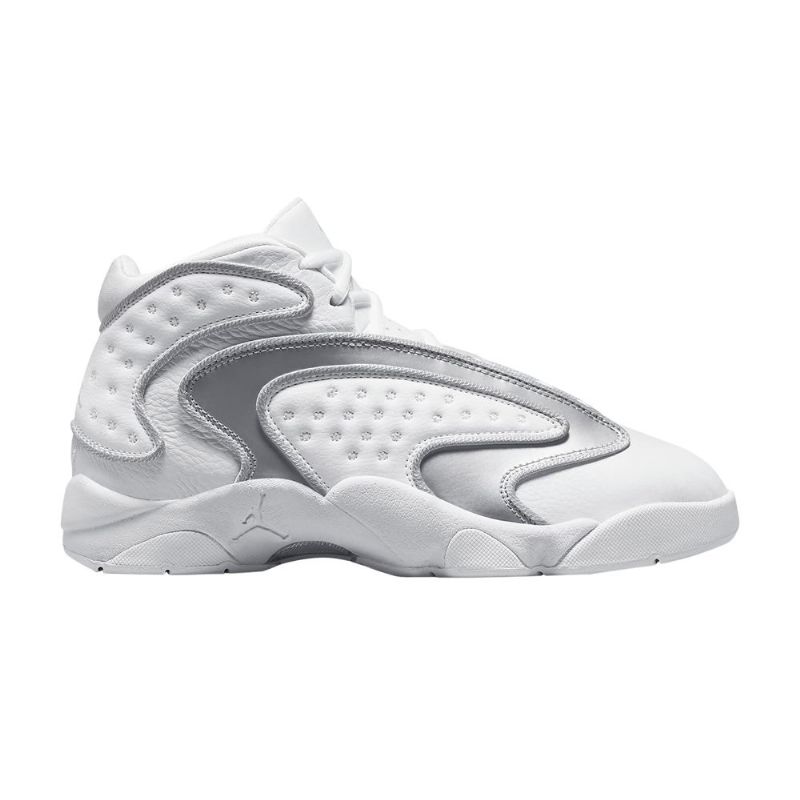 Air Jordan Og Hvit Sølv Damesko