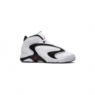 Air Jordan Og Retro Hvit Svart Rød Damesko