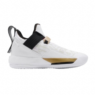Air Jordan 33 Se Ep Hvitt Gull Svart Herresko