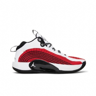 Air Jordan Jumpman 2021 Pf Hvit Rød Svart Herresko