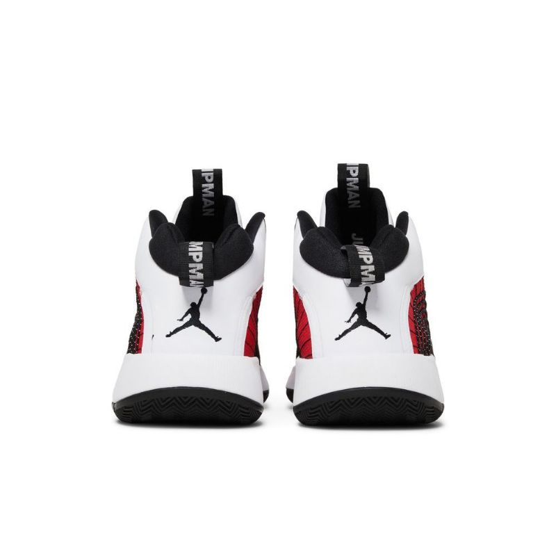 Air Jordan Jumpman 2021 Pf Hvit Rød Svart Herresko