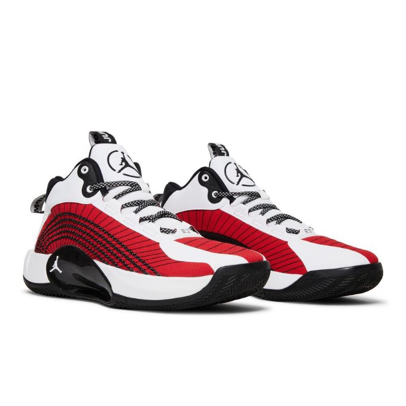 Air Jordan Jumpman 2021 Pf Hvit Rød Svart Herresko