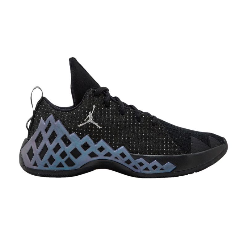 Air Jordan Jumpman Diamond Low Svart Sølvblå Herresko