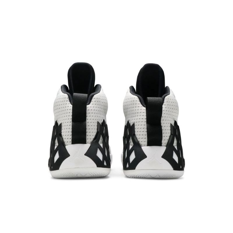 Air Jordan Jumpman Diamond Mid Hvit Svart Herresko