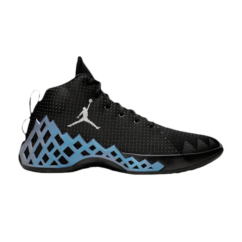 Air Jordan Jumpman Diamond Mid Pf Svart Sølvblå Herresko
