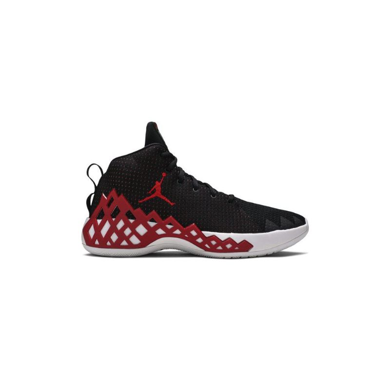 Air Jordan Jumpman Diamond Mid Svart Rød Hvit Herresko