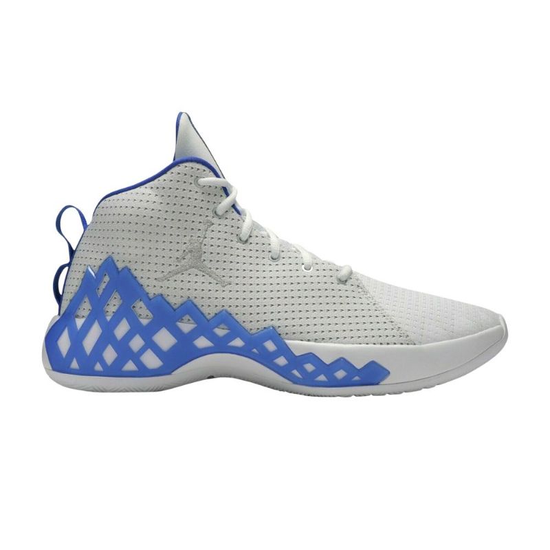 Air Jordan Jumpman Diamond Mid Tb Hvit Marinegrå Herresko