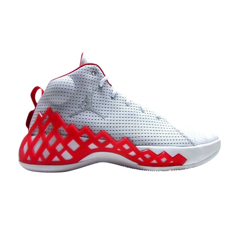 Air Jordan Jumpman Diamond Mid Tb Hvit Rød Herresko