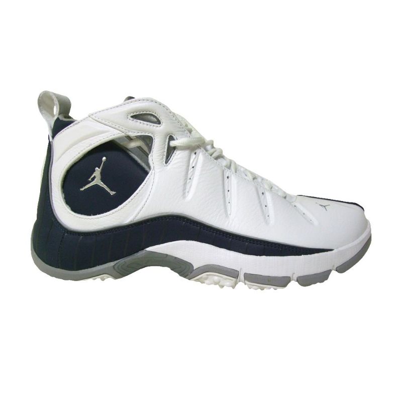 Air Jordan Jumpman Jeter Clutch Hvit Mørke Blå Herresko