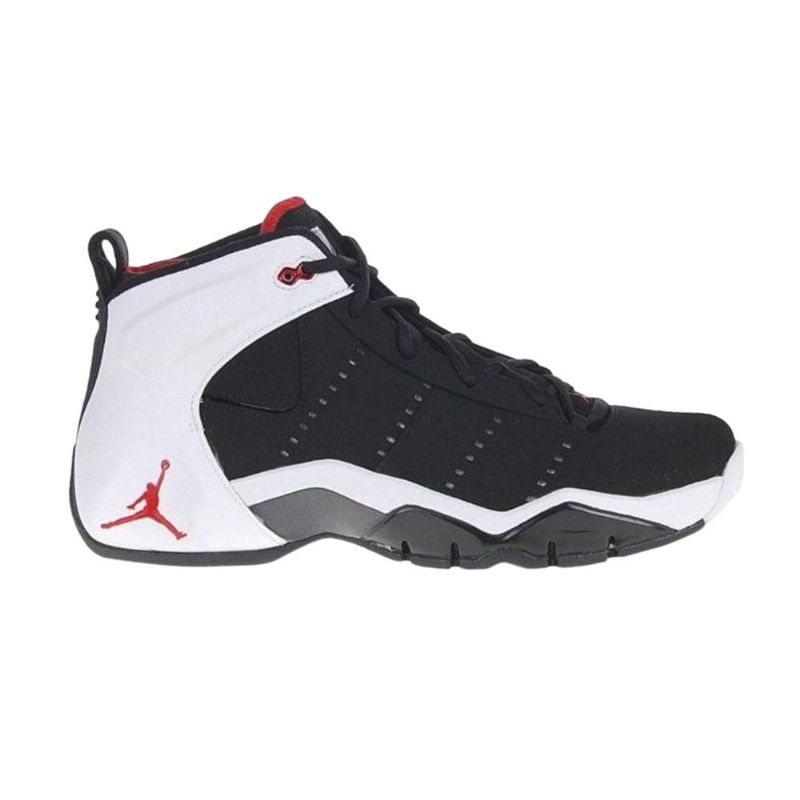 Air Jordan Jumpman Jeter Vital Svart Hvit Rød Herresko