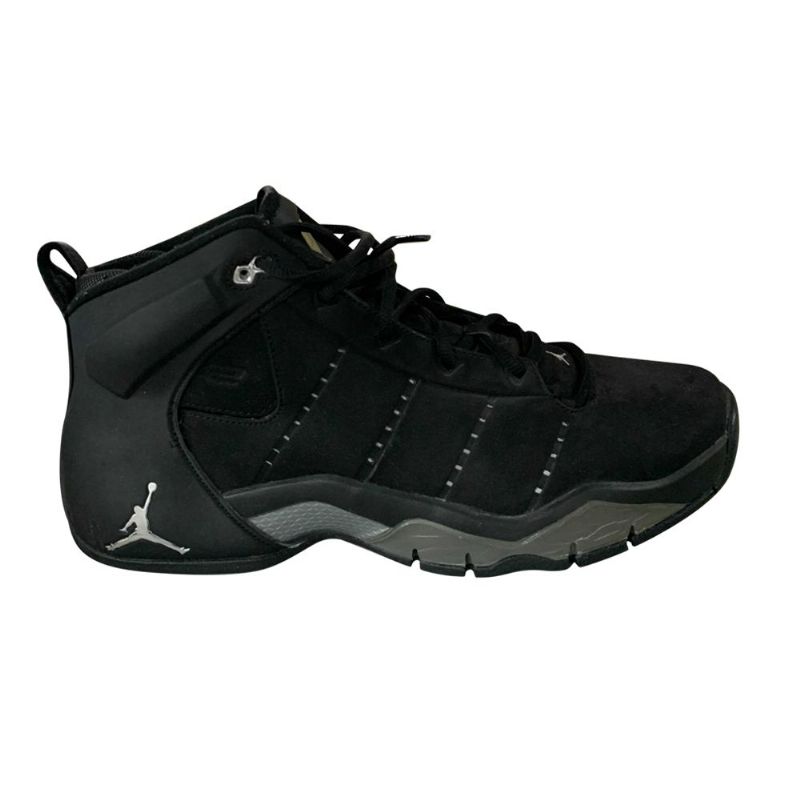 Air Jordan Jumpman Jeter Vital Svart Sølv Herresko