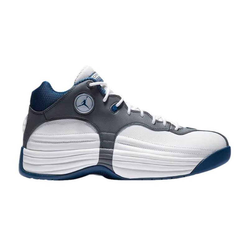 Air Jordan Jumpman Team 1 Hvit Blå Grå Herresko