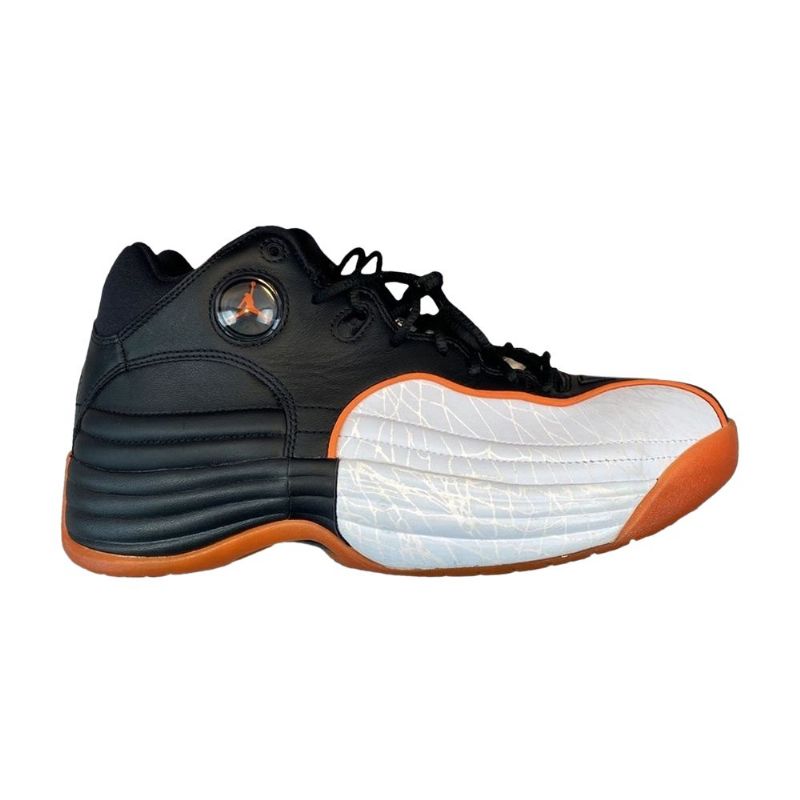 Air Jordan Jumpman Team 1 Svart Hvit Oransje Herresko