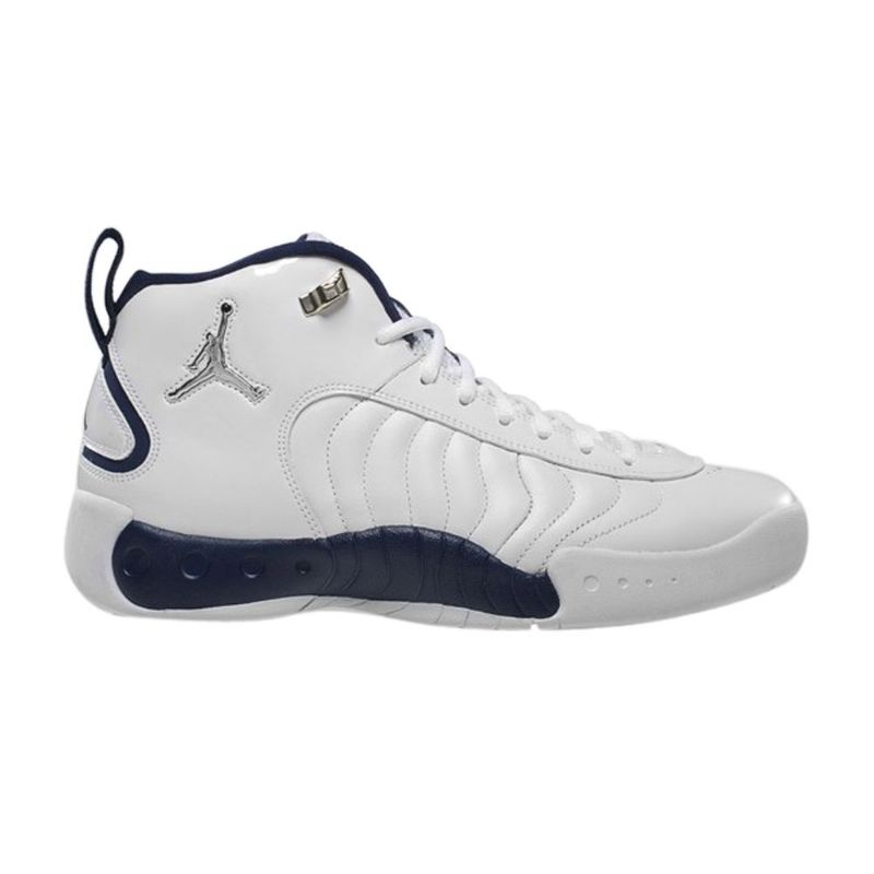 Air Jordan Jumpman Team Hvit Mørke Blå Herresko